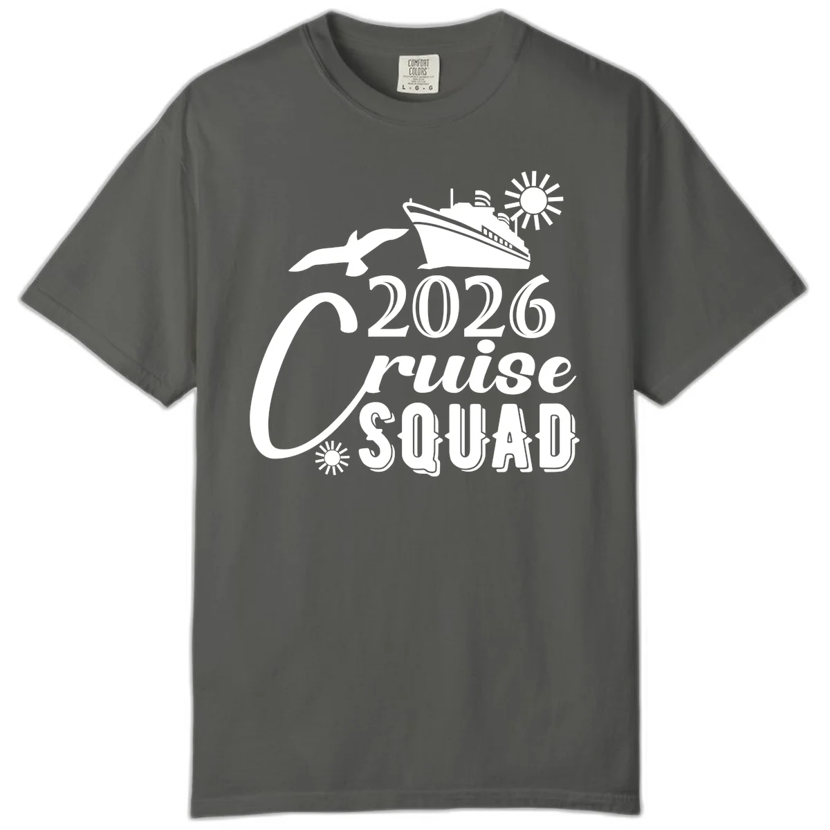 2026 Cruise Squad Comfort Color in Pepper