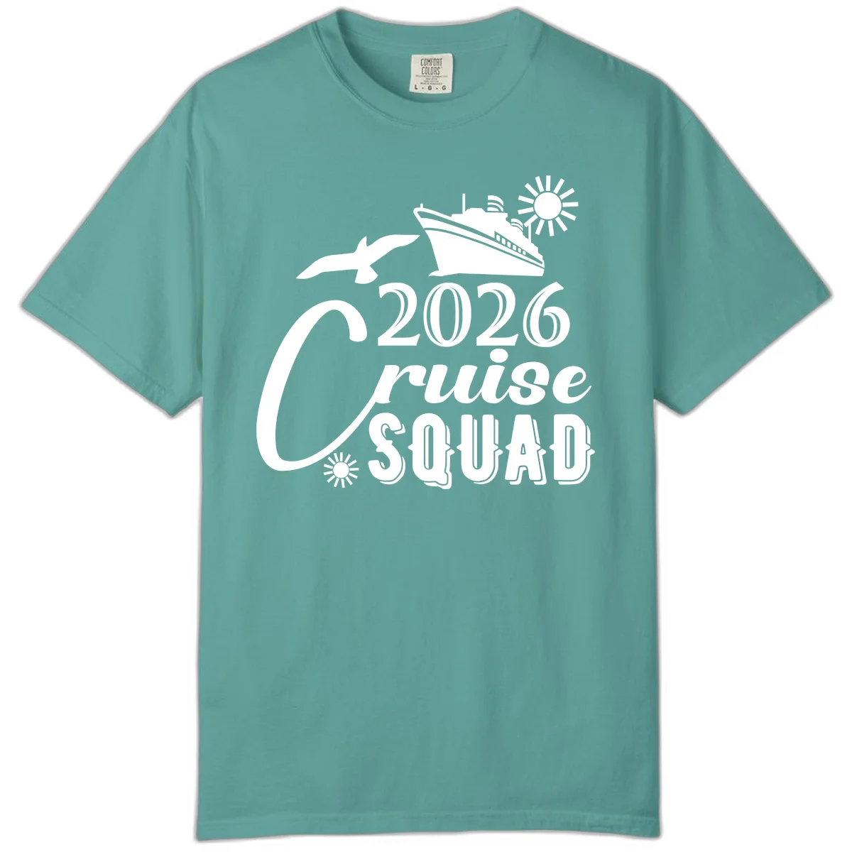 2026 Cruise Squad Comfort Color in Seafoam