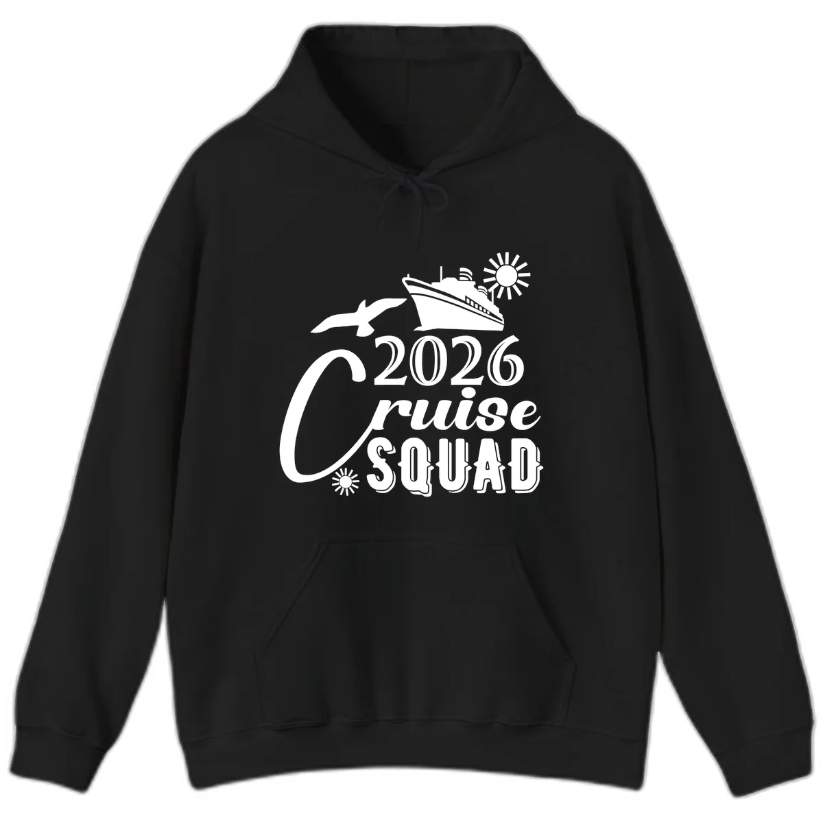 2026 Cruise Squad Hoodie in Black