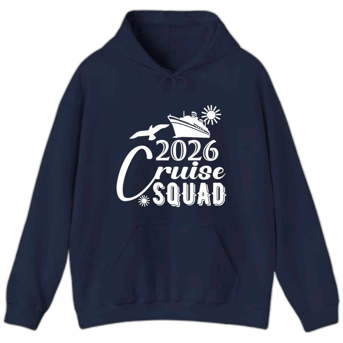2026 Cruise Squad Hoodie in Navy