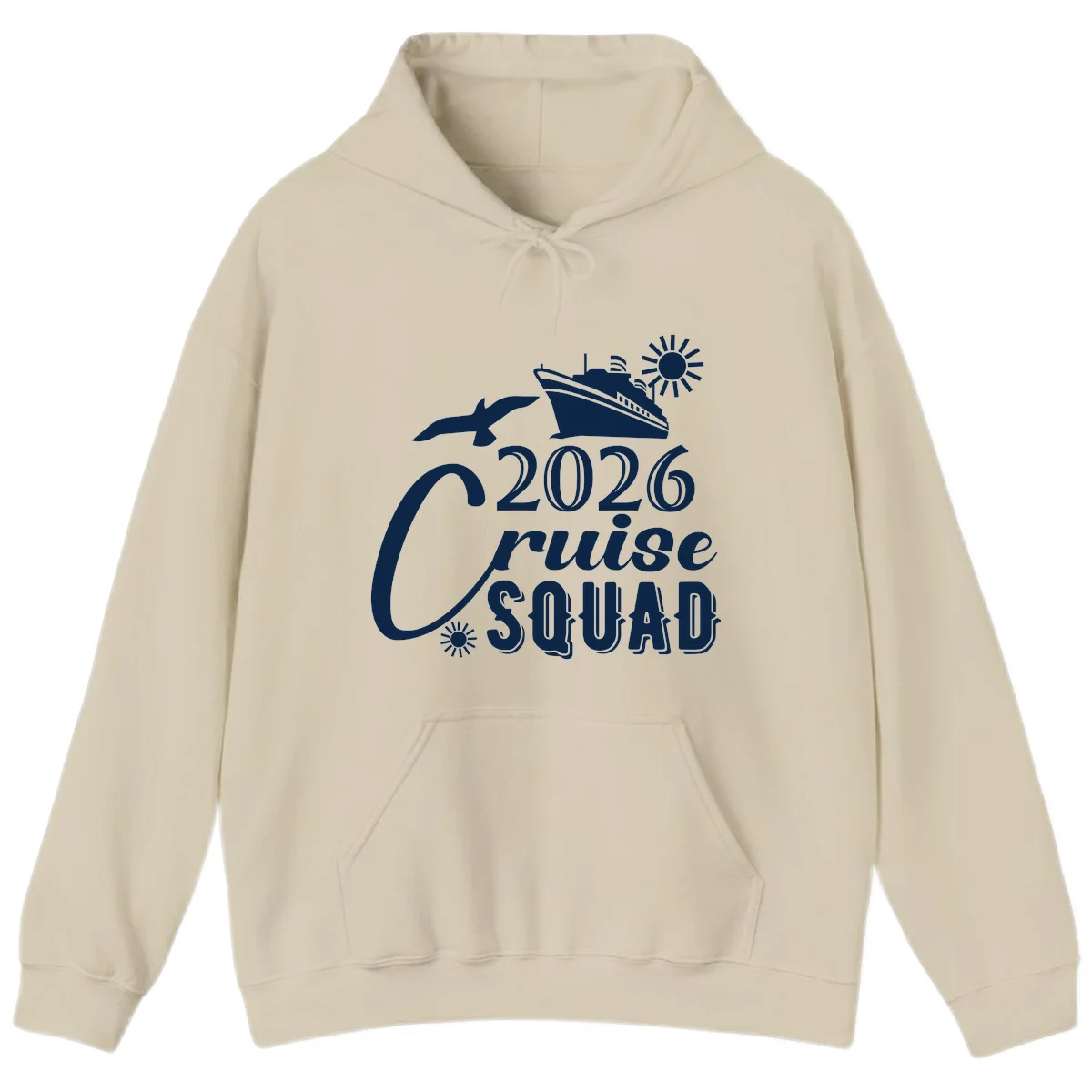 2026 Cruise Squad Hoodie in Sand