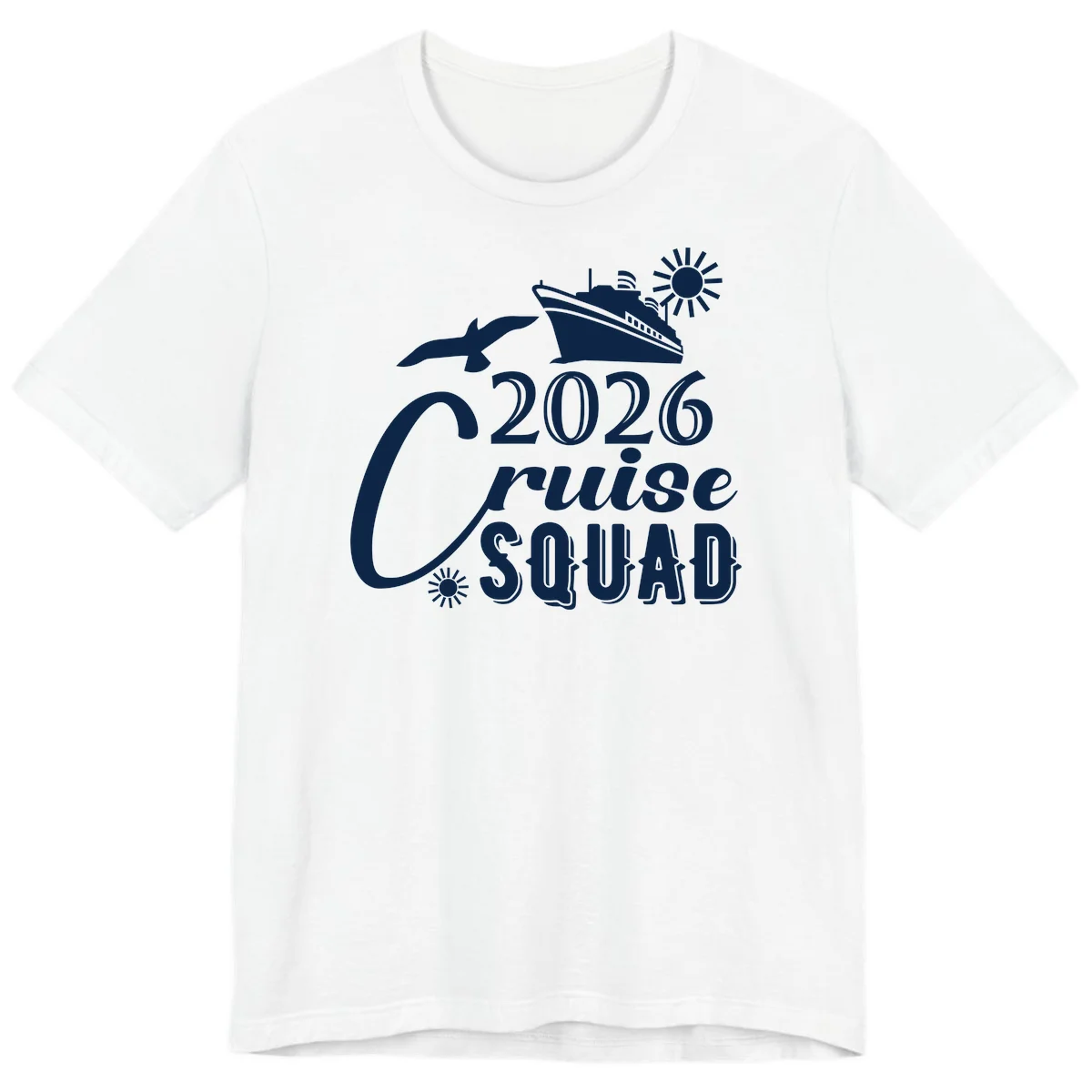 2026 Cruise Squad Premium T-Shirt in White