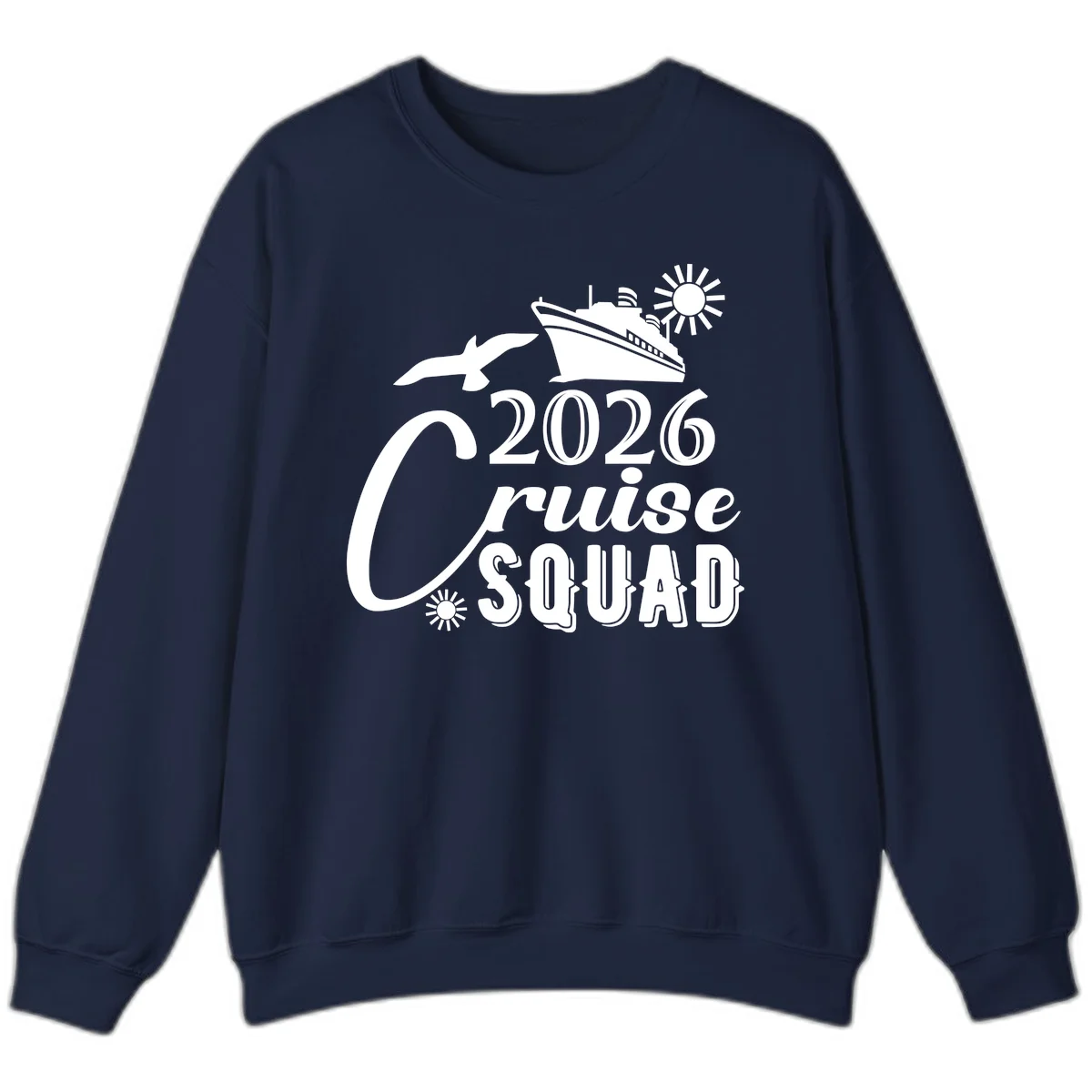 2026 Cruise Squad Sweatshirt in Navy