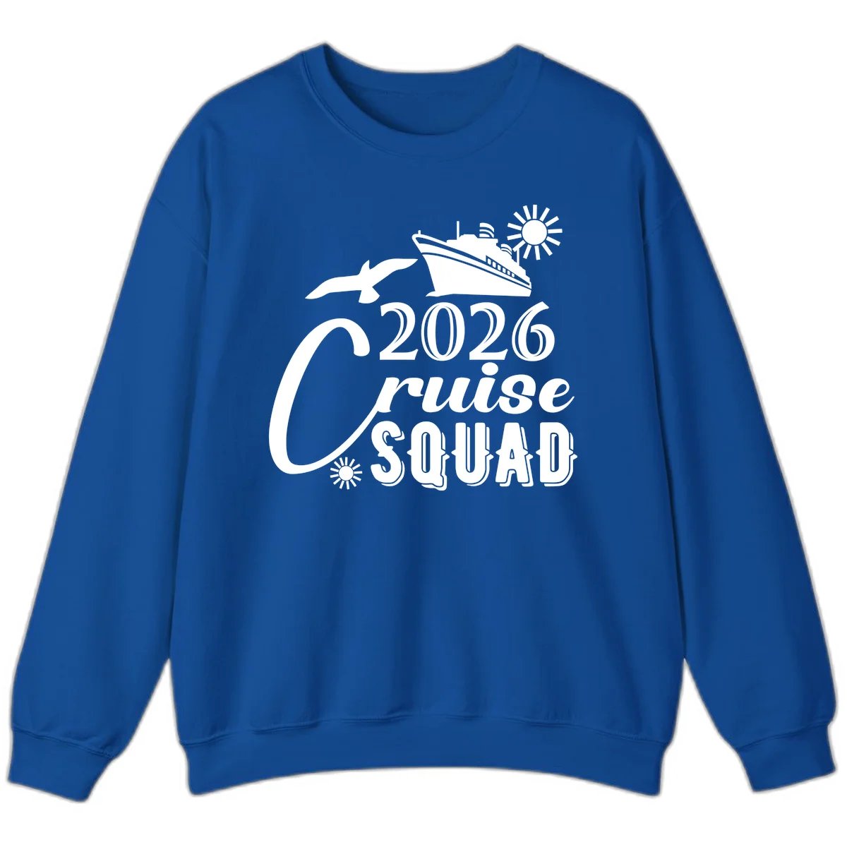 2026 Cruise Squad Sweatshirt in Royal