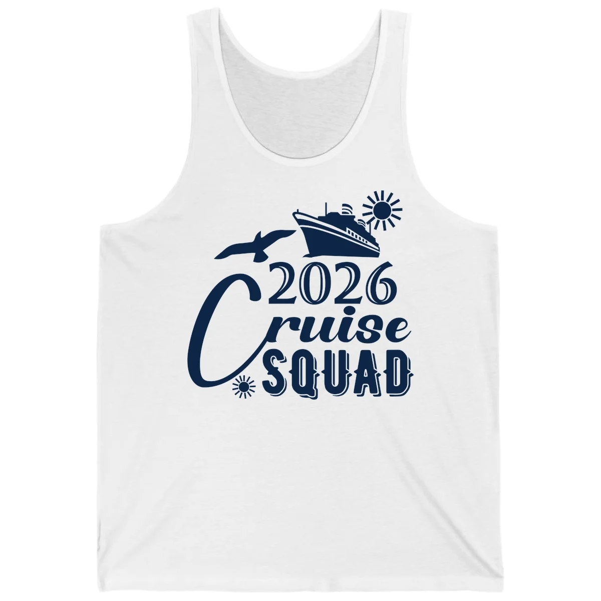 2026 Cruise Squad Tank in White