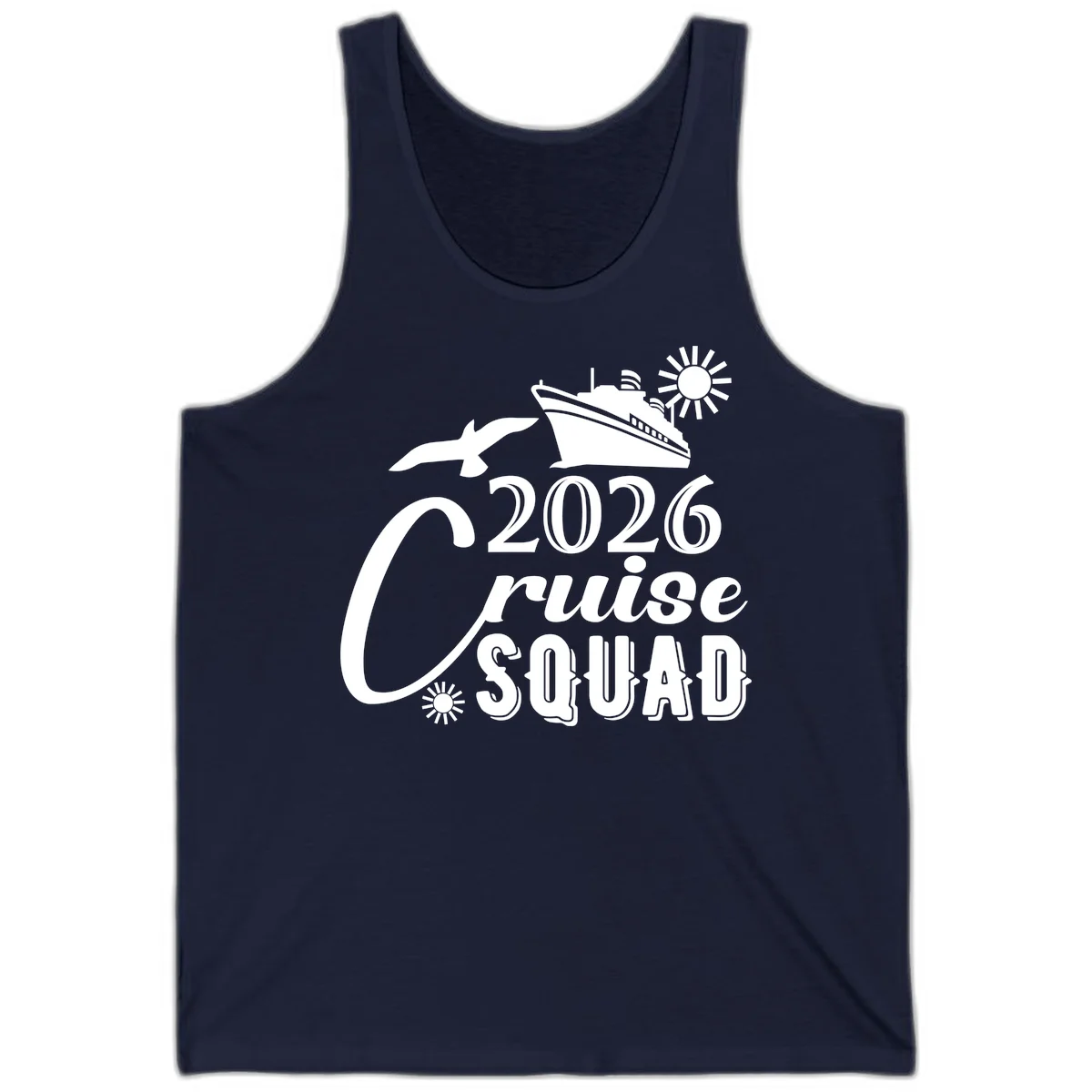 2026 Cruise Squad Tank in Navy