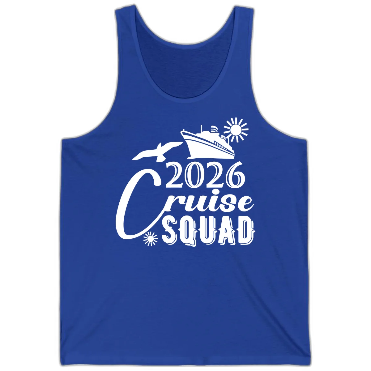 2026 Cruise Squad Tank in True Royal