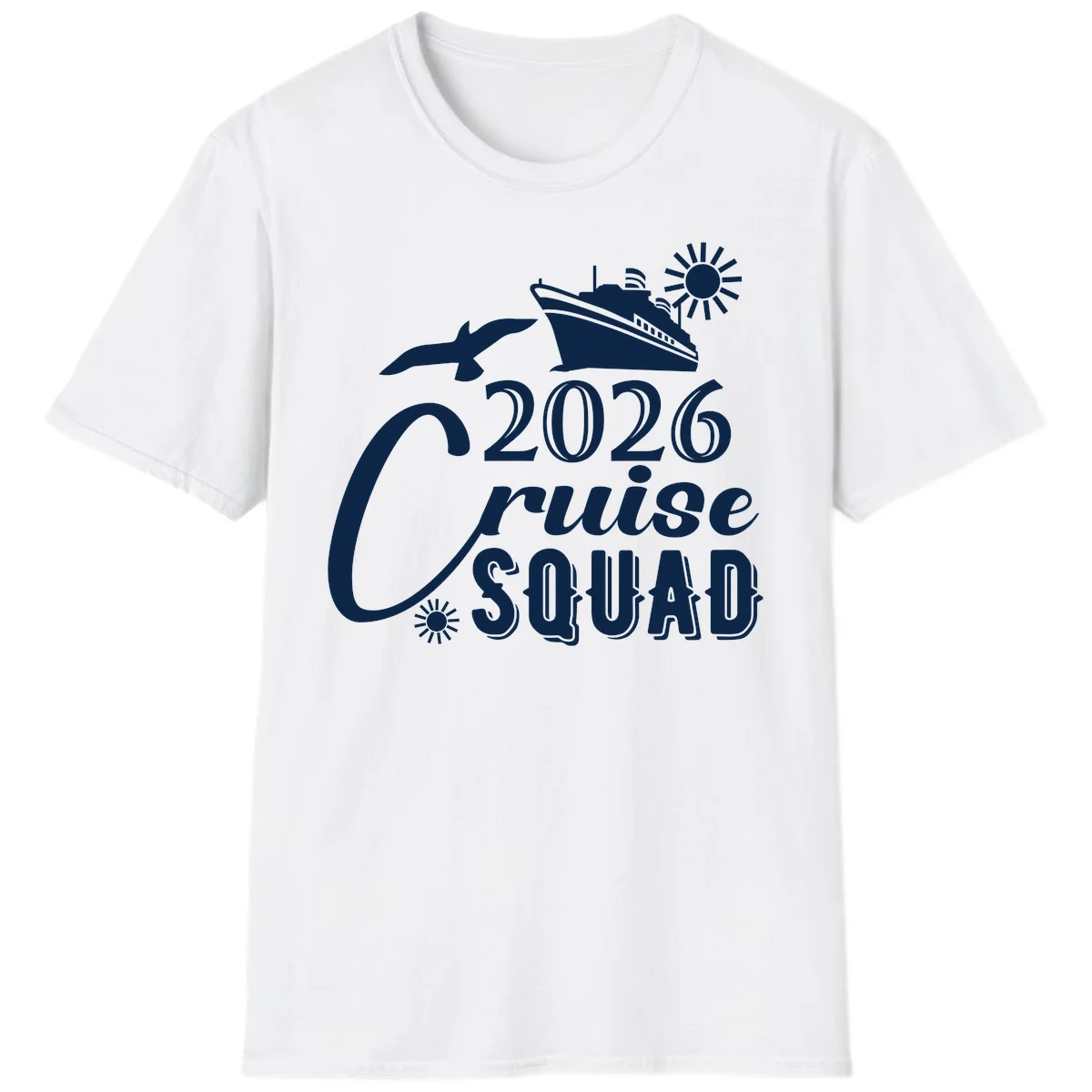 2026 Cruise Squad T-Shirt in White