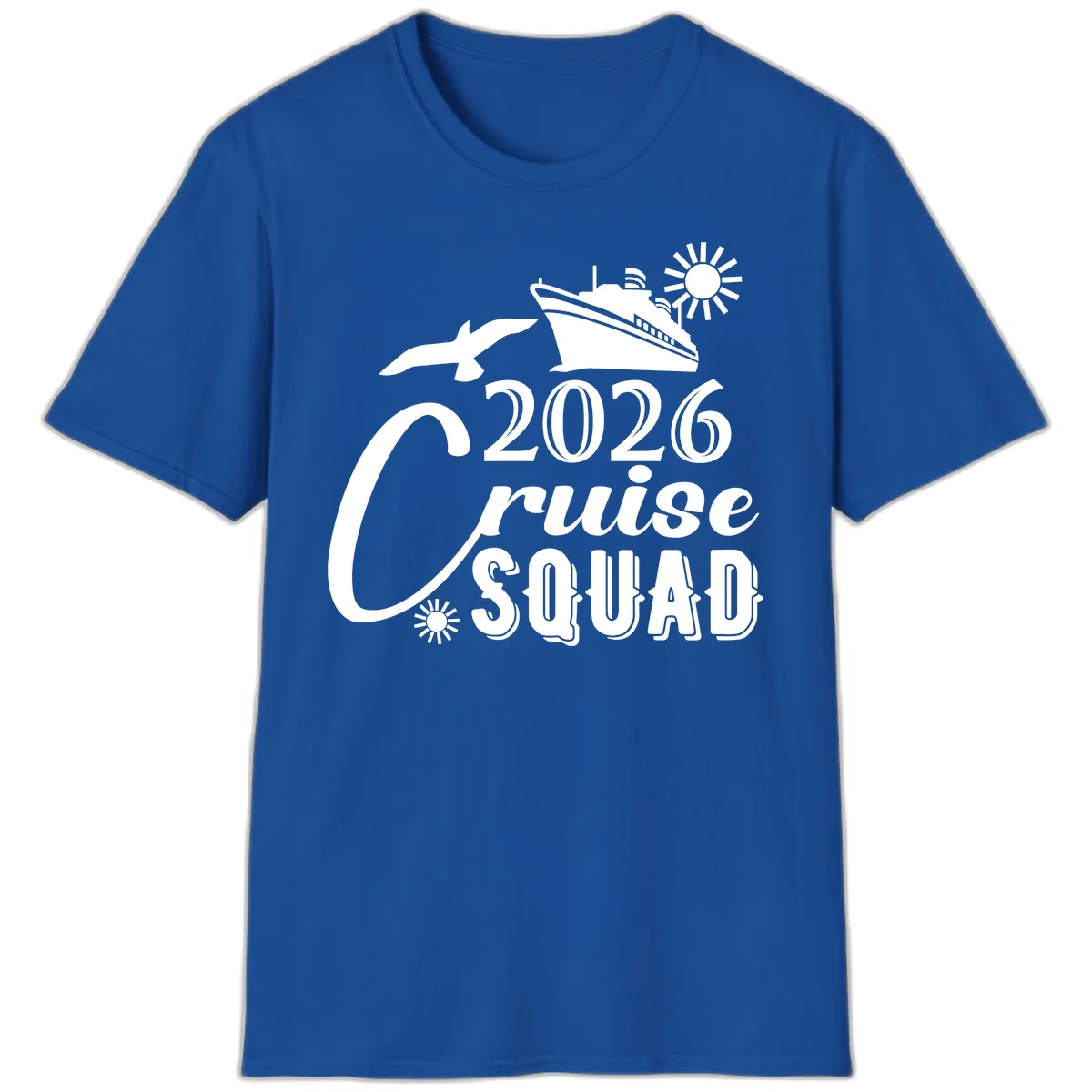 2026 Cruise Squad T-Shirt in Royal