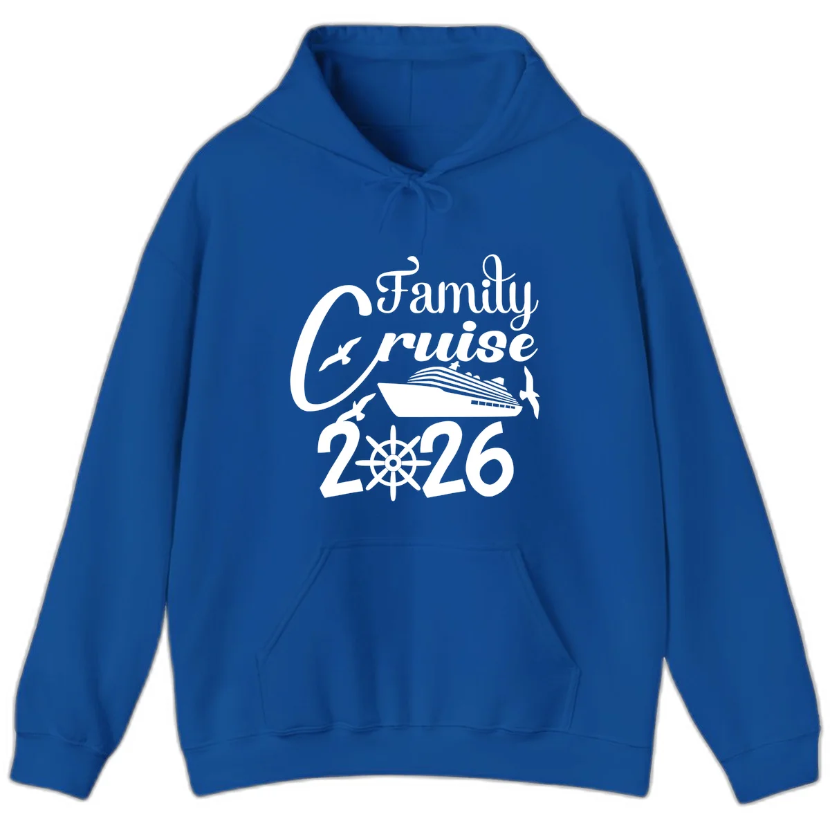 Family Cruise 2026 Hoodie in Royal