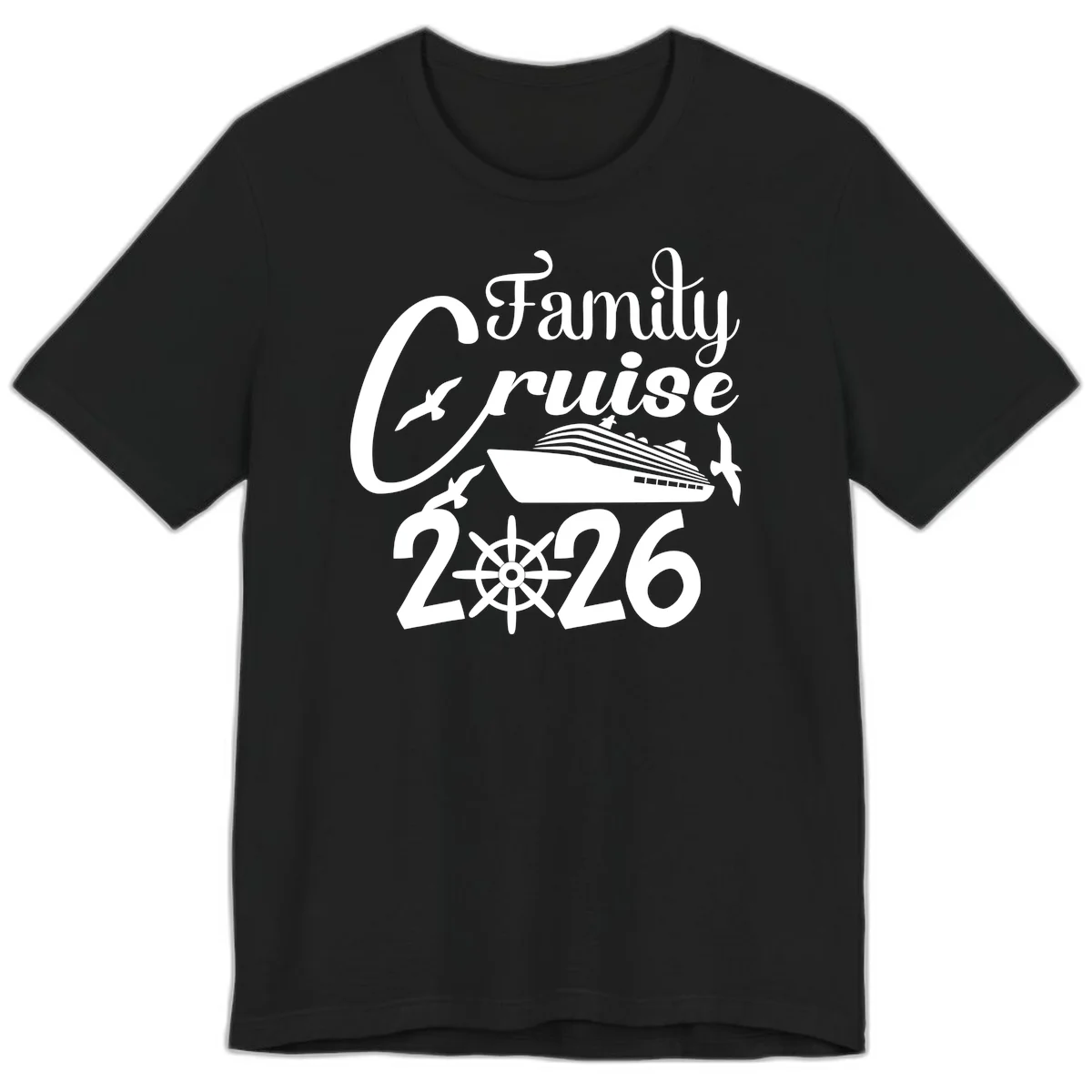 Family Cruise 2026 Premium T-Shirt in Black