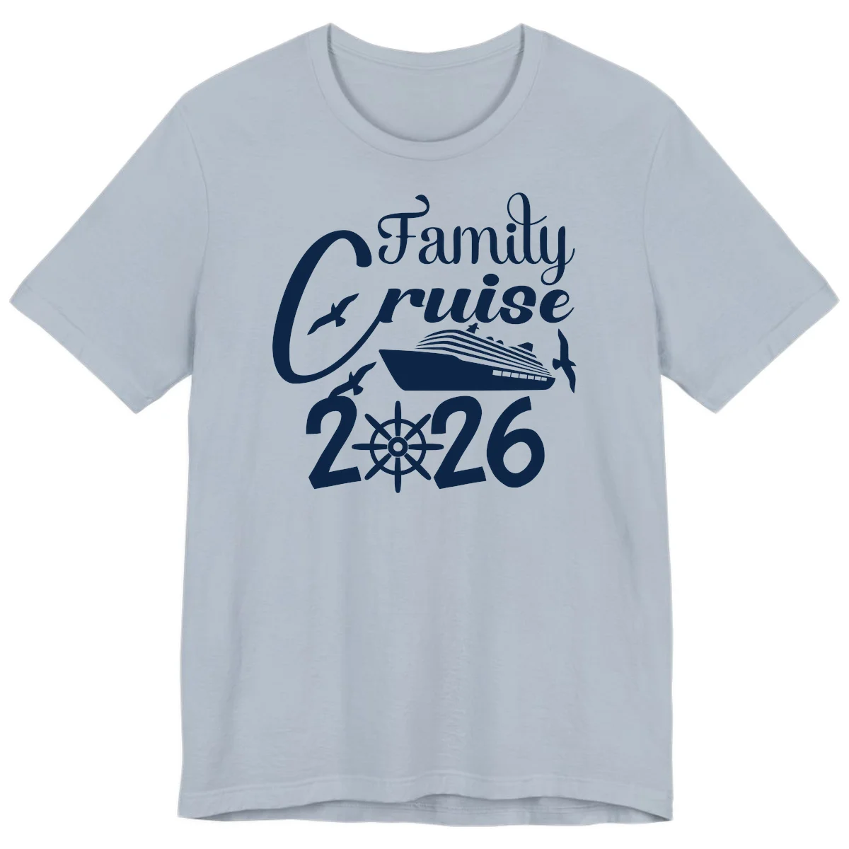 Family Cruise 2026 Premium T-Shirt in Light Blue