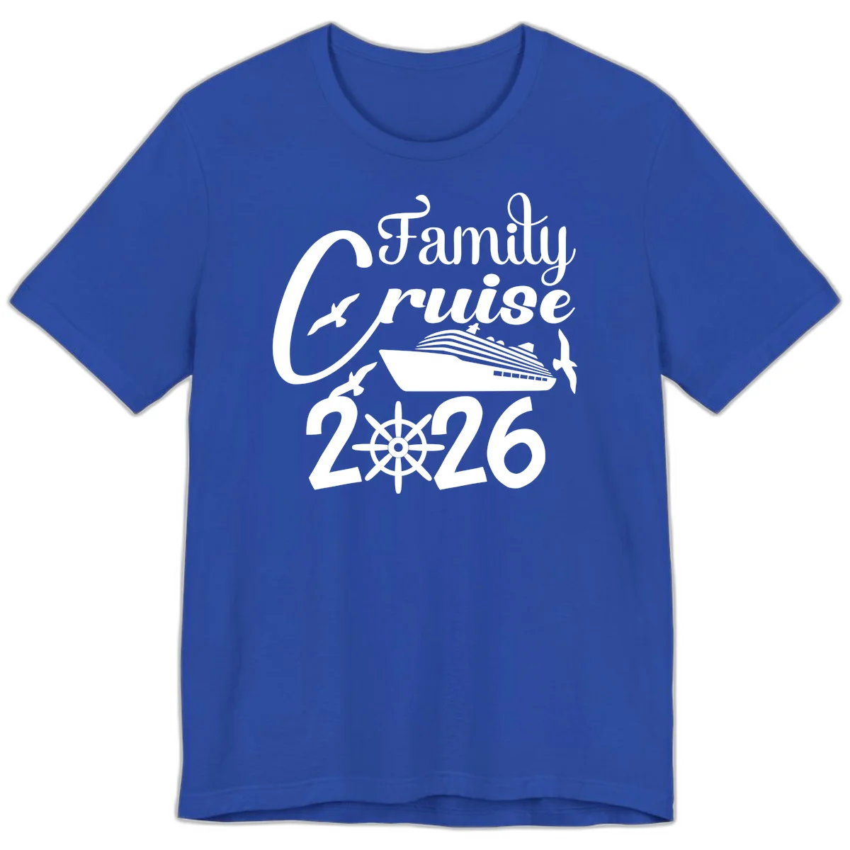Family Cruise 2026 Premium T-Shirt in True Royal