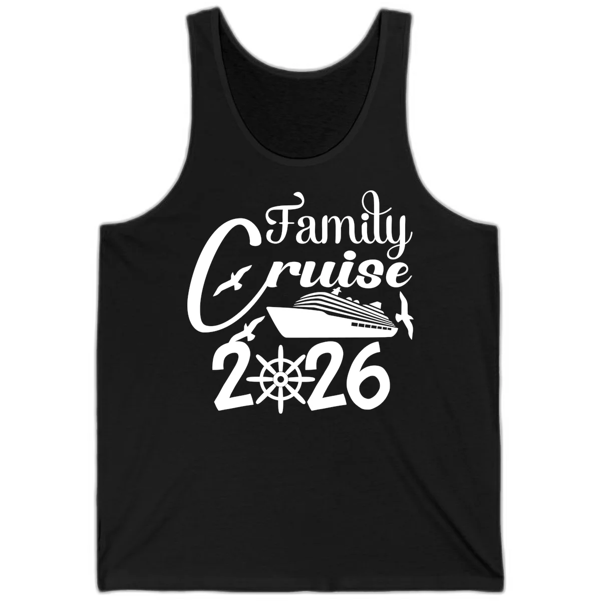 Family Cruise 2026 Tank in Black