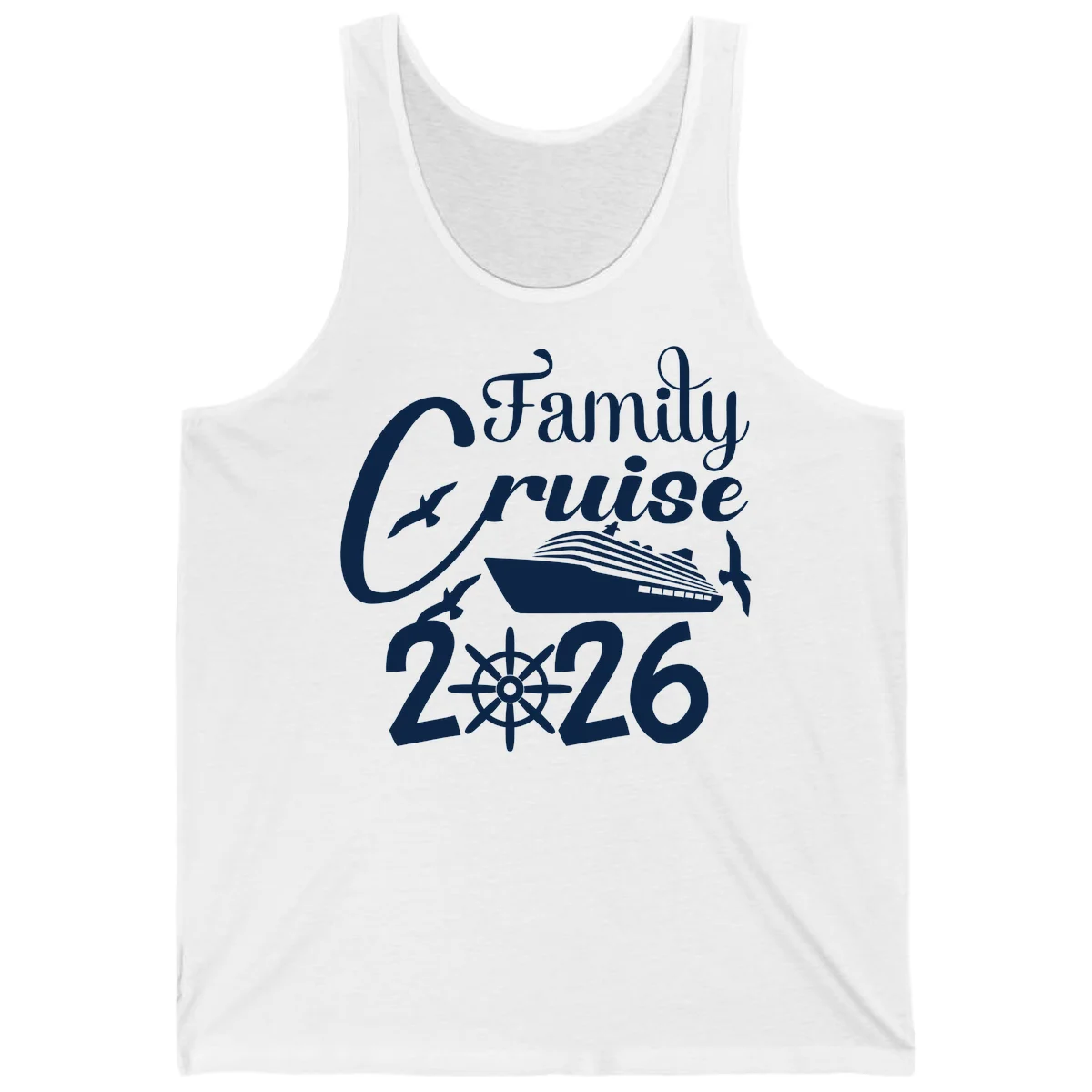 Family Cruise 2026 Tank in White