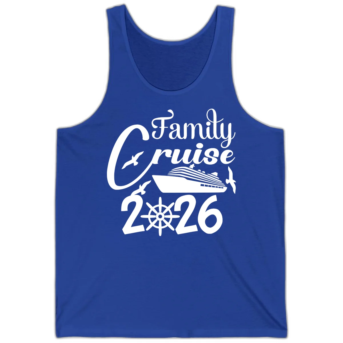 Family Cruise 2026 Tank in True Royal