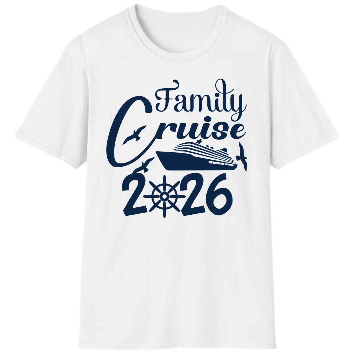 Family Cruise 2026 T-Shirt in White