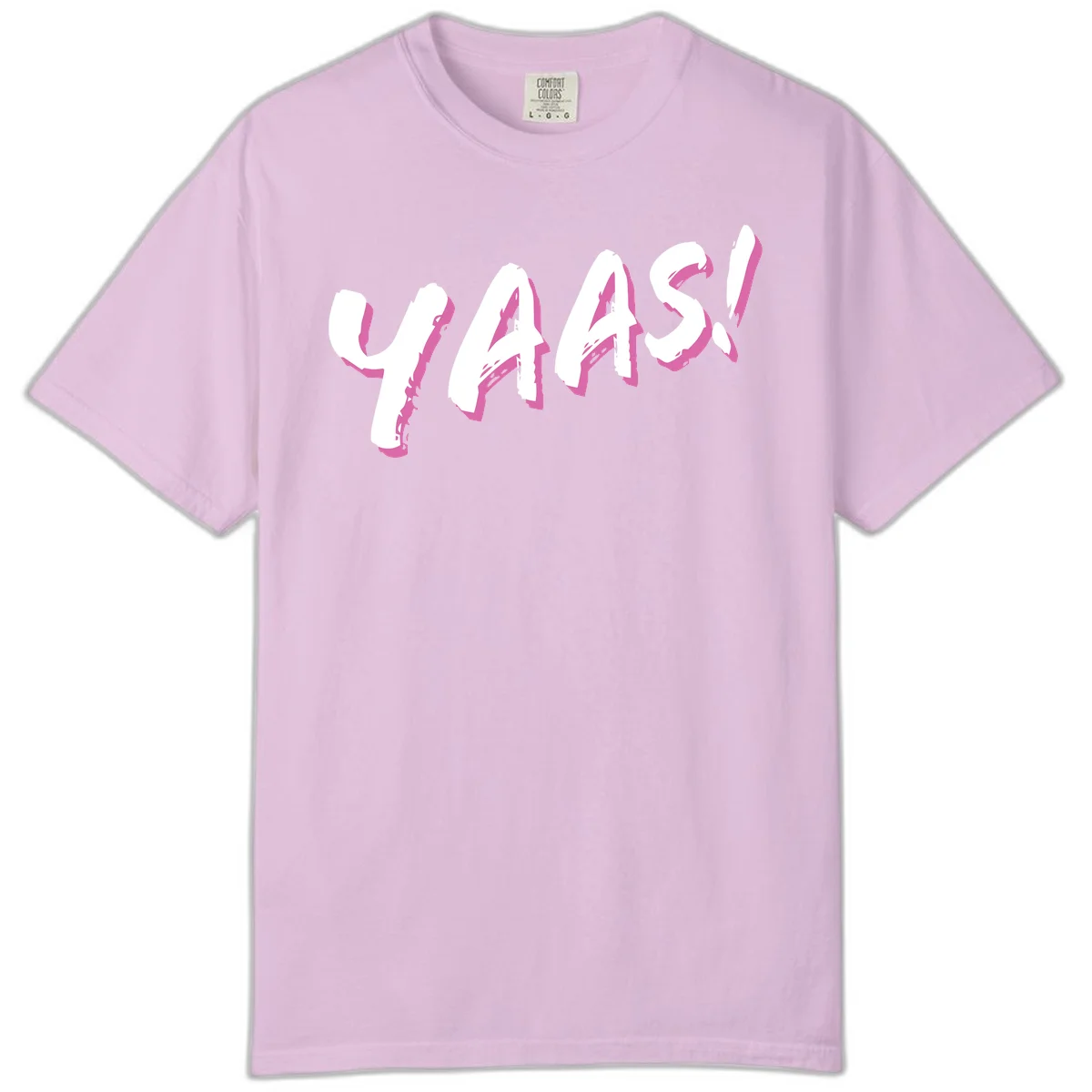 Abstract wavy shapes design with layered white and magenta flowing forms creating a three-dimensional modern art effect in Orchid