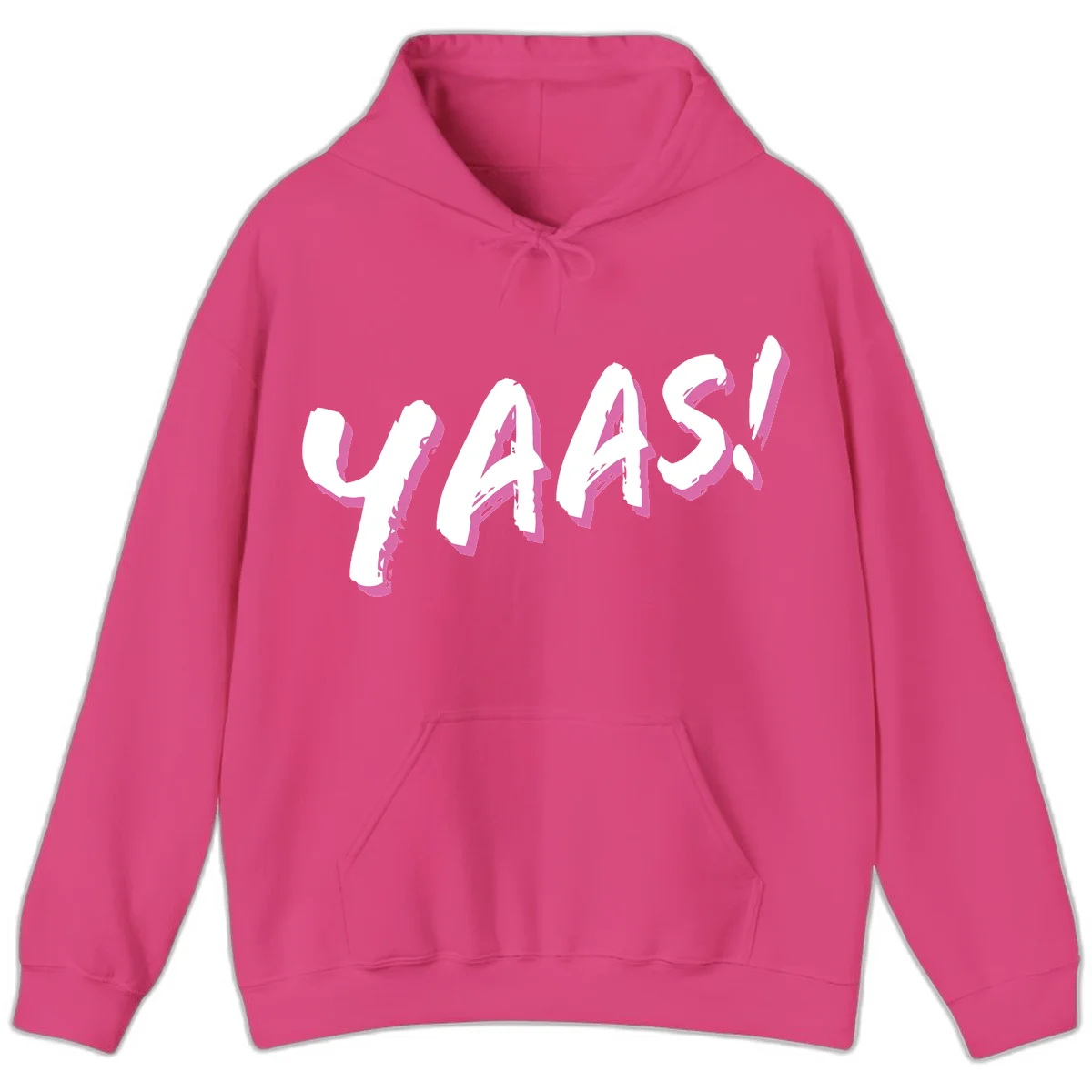 Abstract wavy shapes design with layered white and magenta flowing forms creating a three-dimensional modern art effect in Heliconia