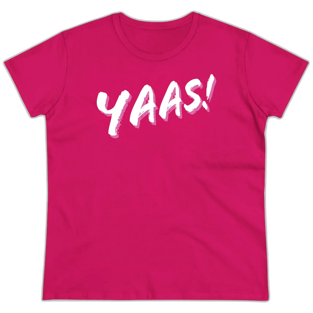 Abstract wavy shapes design with layered white and magenta flowing forms creating a three-dimensional modern art effect in Heliconia