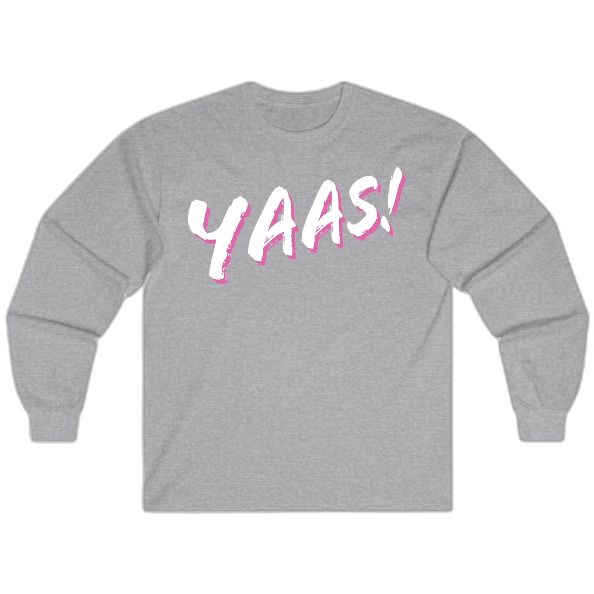 Abstract wavy shapes design with layered white and magenta flowing forms creating a three-dimensional modern art effect in Sport Grey