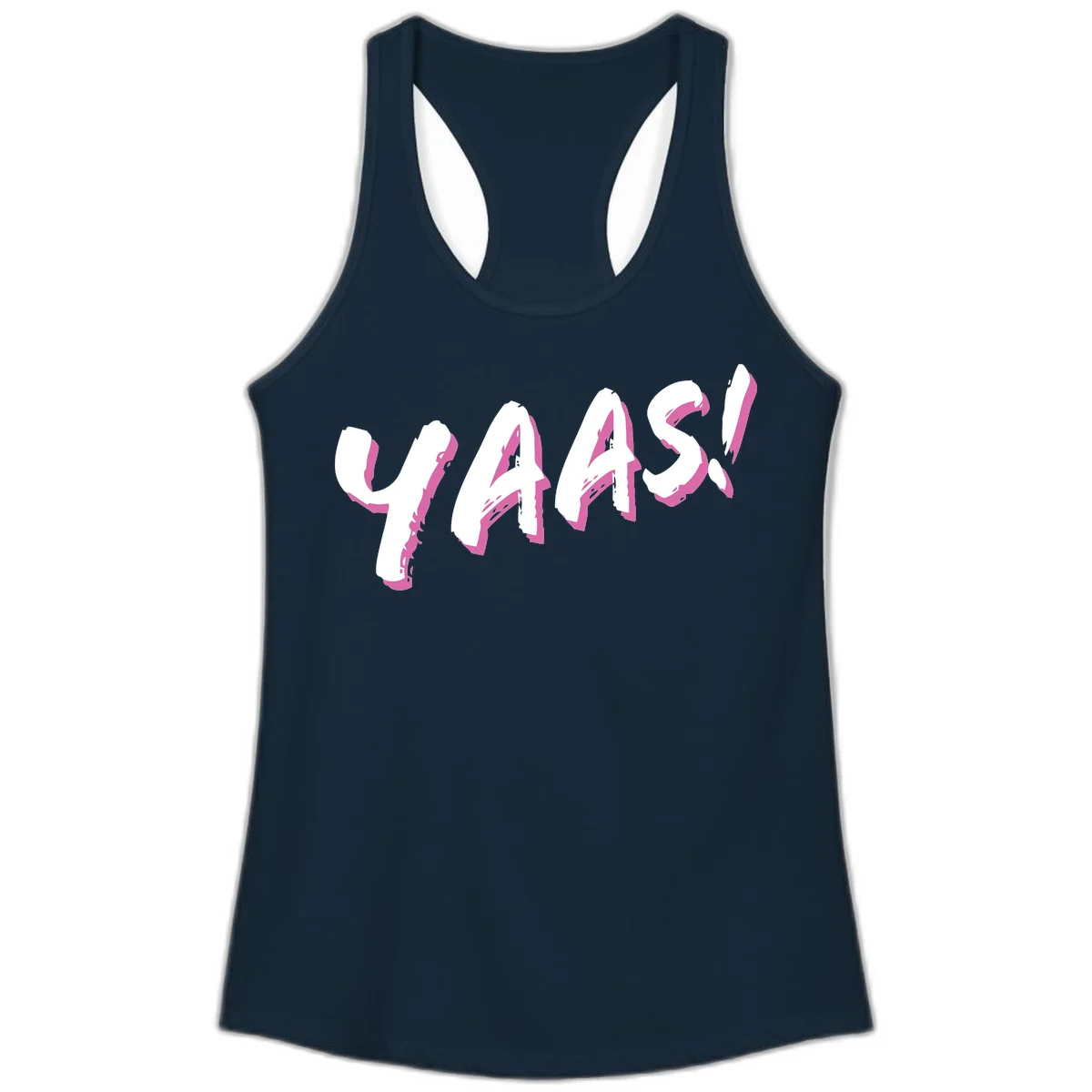 Abstract wavy shapes design with layered white and magenta flowing forms creating a three-dimensional modern art effect in Solid Midnight Navy