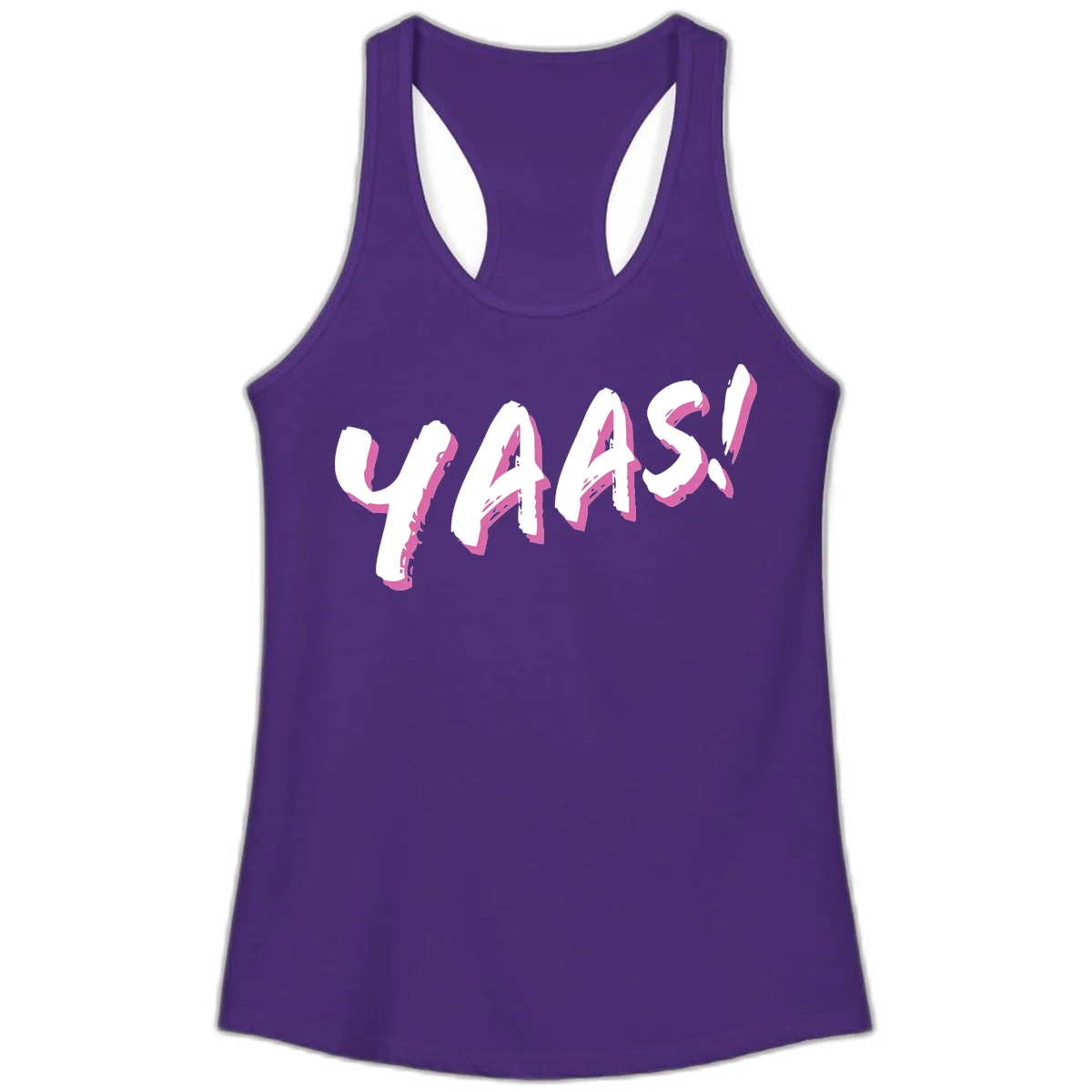 Abstract wavy shapes design with layered white and magenta flowing forms creating a three-dimensional modern art effect in Solid Purple Rush