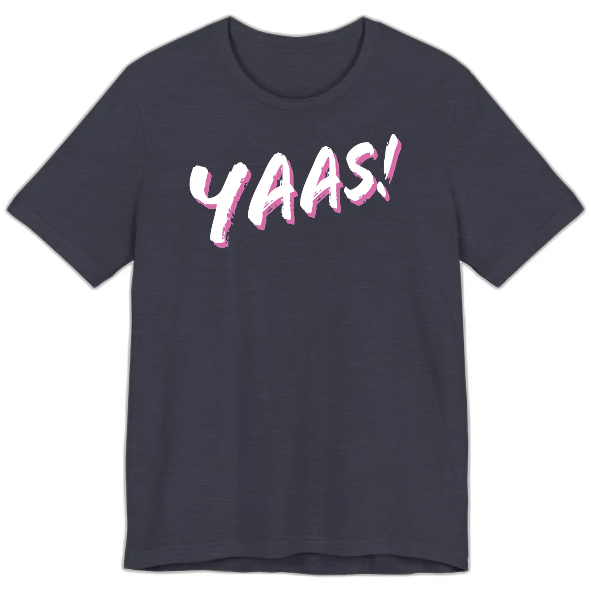 Abstract wavy shapes design with layered white and magenta flowing forms creating a three-dimensional modern art effect in Heather Midnight Navy