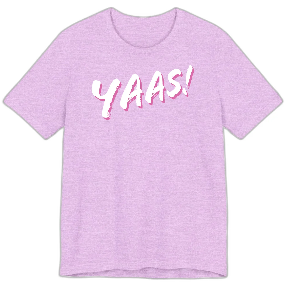 Abstract wavy shapes design with layered white and magenta flowing forms creating a three-dimensional modern art effect in Heather Prism Lilac