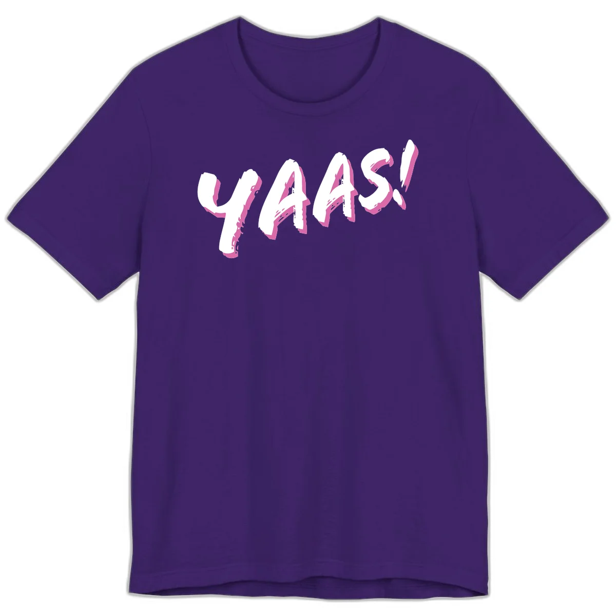 Abstract wavy shapes design with layered white and magenta flowing forms creating a three-dimensional modern art effect in Team Purple