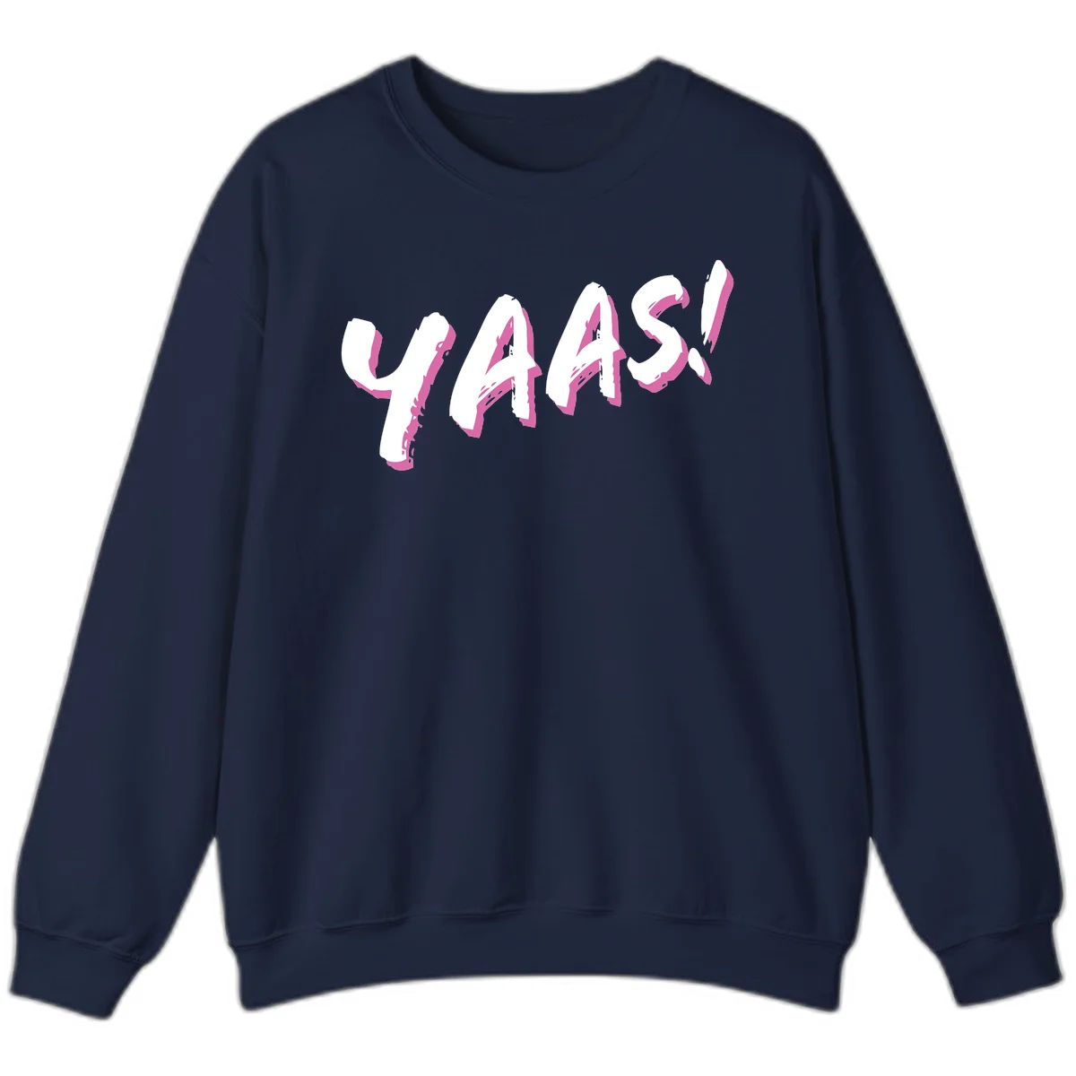 Abstract wavy shapes design with layered white and magenta flowing forms creating a three-dimensional modern art effect in Navy