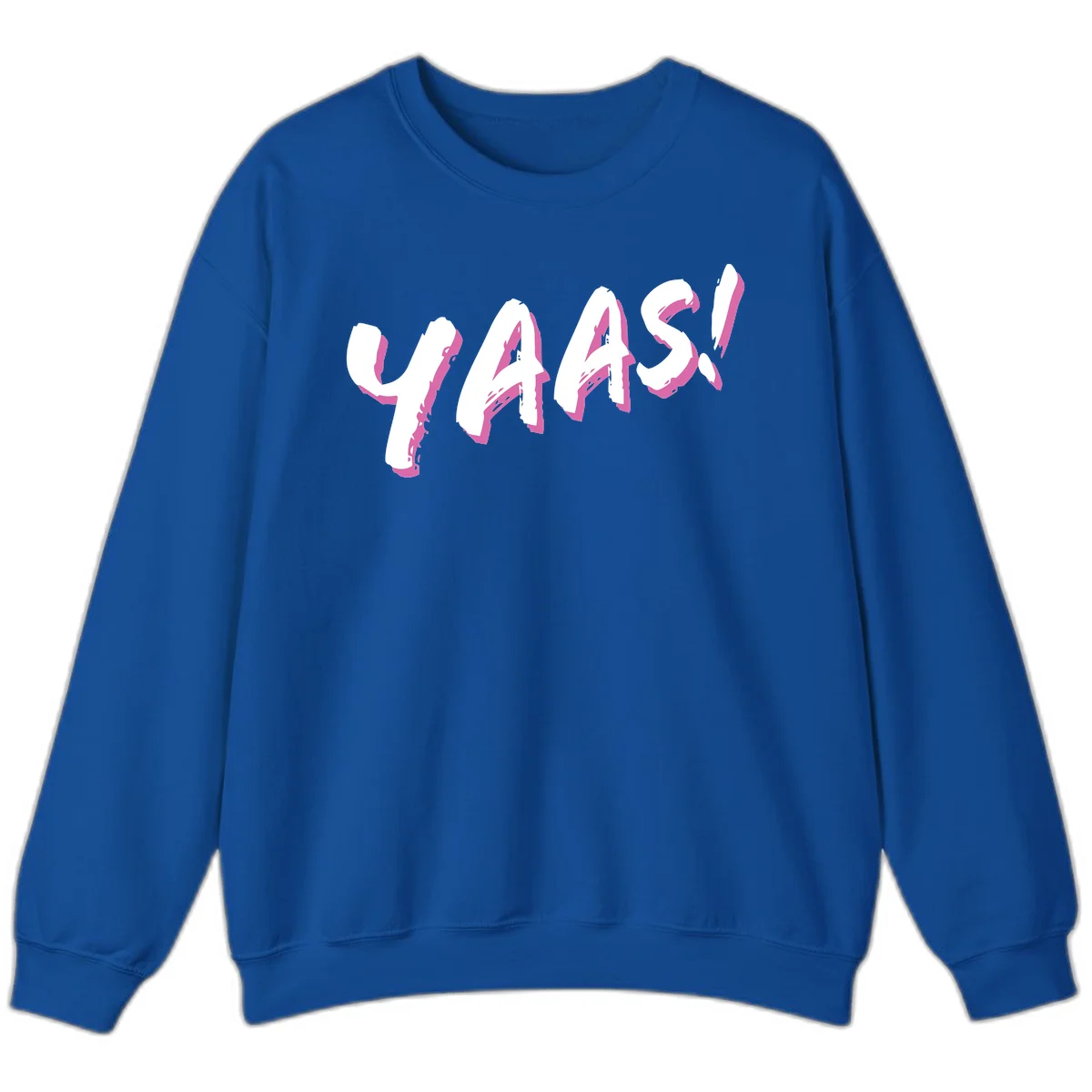 Abstract wavy shapes design with layered white and magenta flowing forms creating a three-dimensional modern art effect in Royal