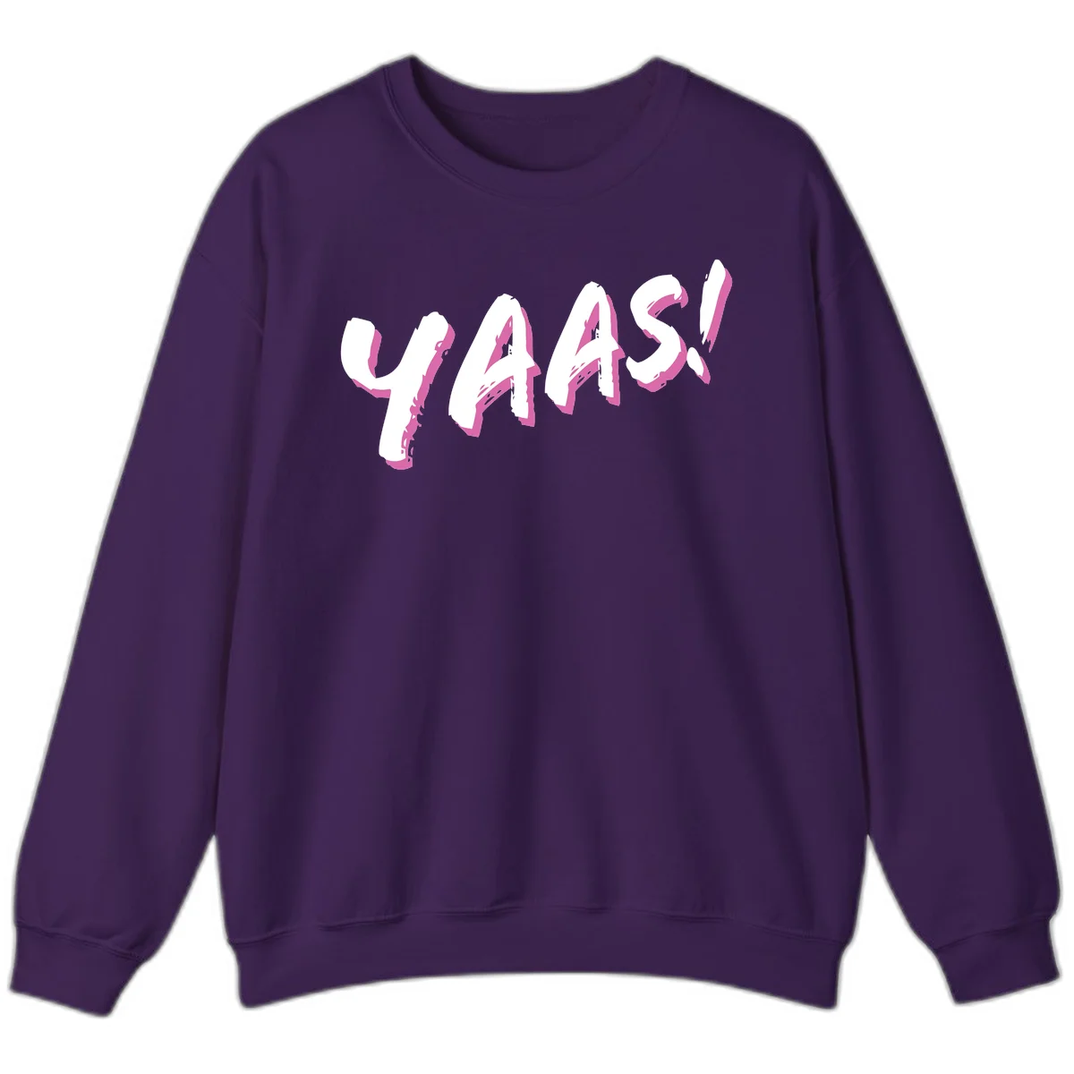 Abstract wavy shapes design with layered white and magenta flowing forms creating a three-dimensional modern art effect in Purple