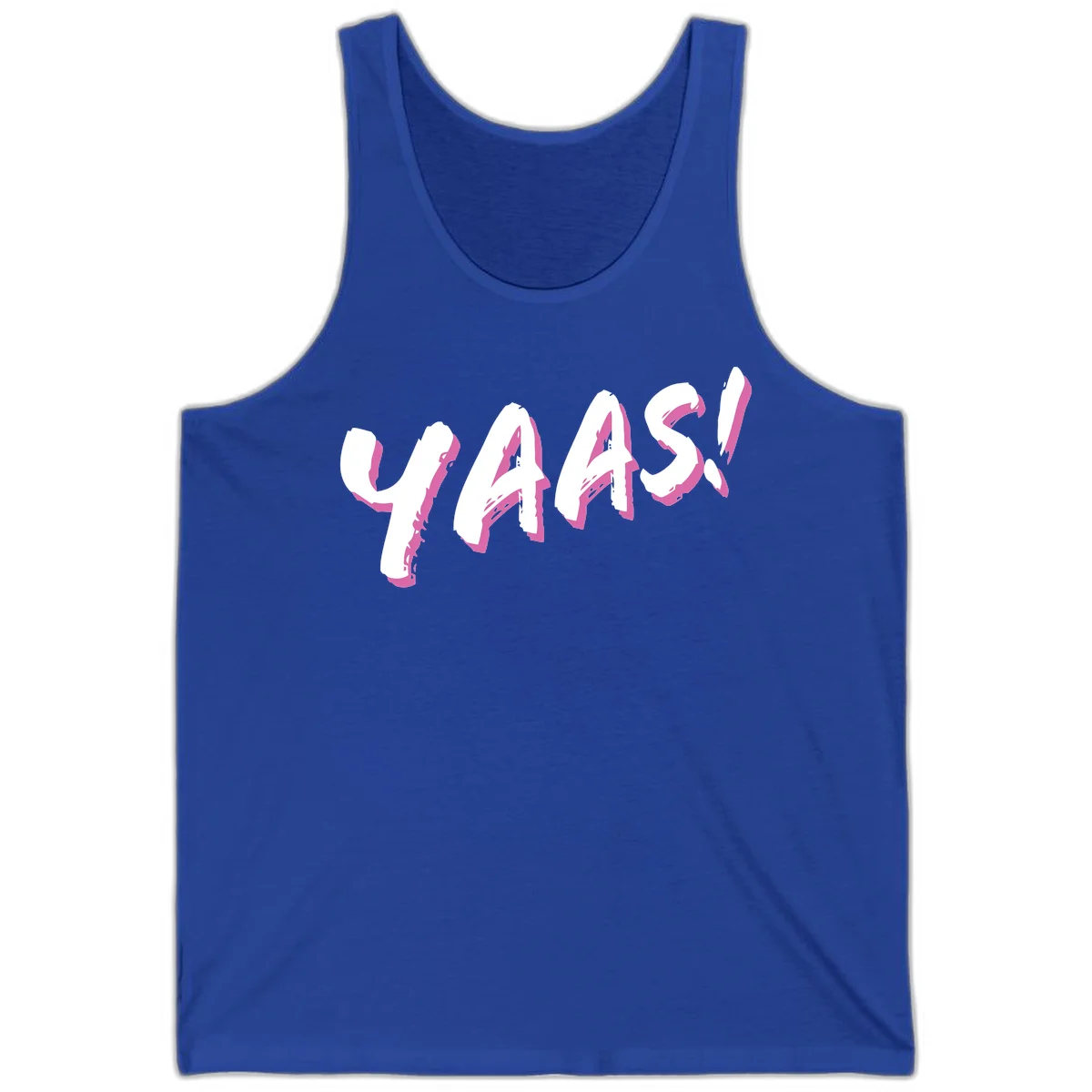 Abstract wavy shapes design with layered white and magenta flowing forms creating a three-dimensional modern art effect in True Royal