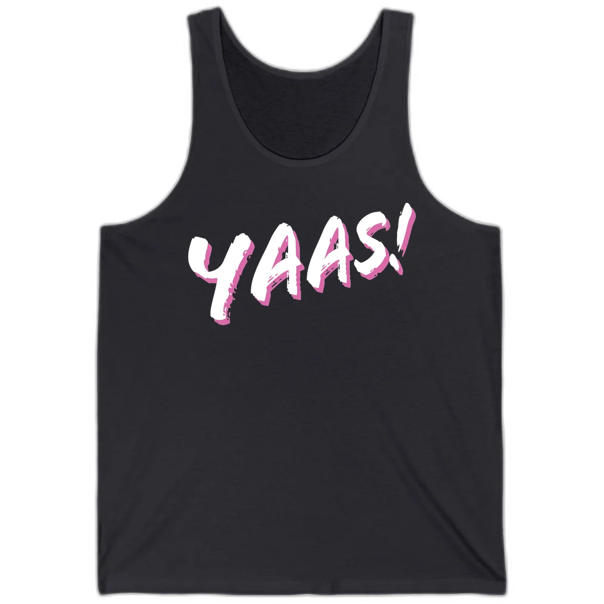 Abstract wavy shapes design with layered white and magenta flowing forms creating a three-dimensional modern art effect in Dark Grey