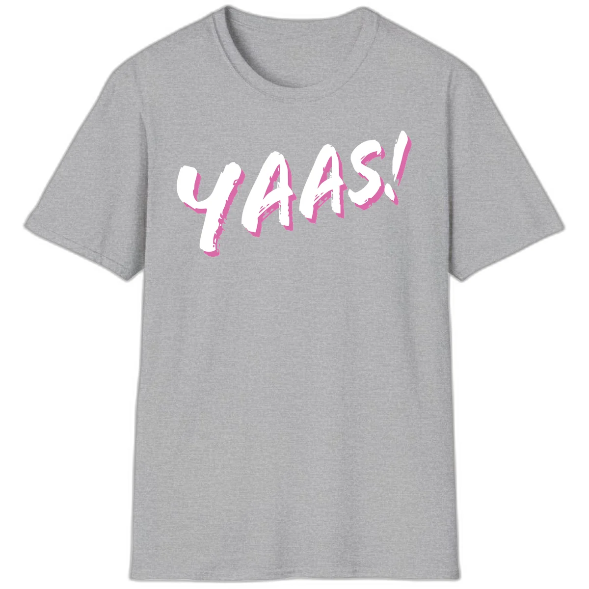 Abstract wavy shapes design with layered white and magenta flowing forms creating a three-dimensional modern art effect in Sport Grey