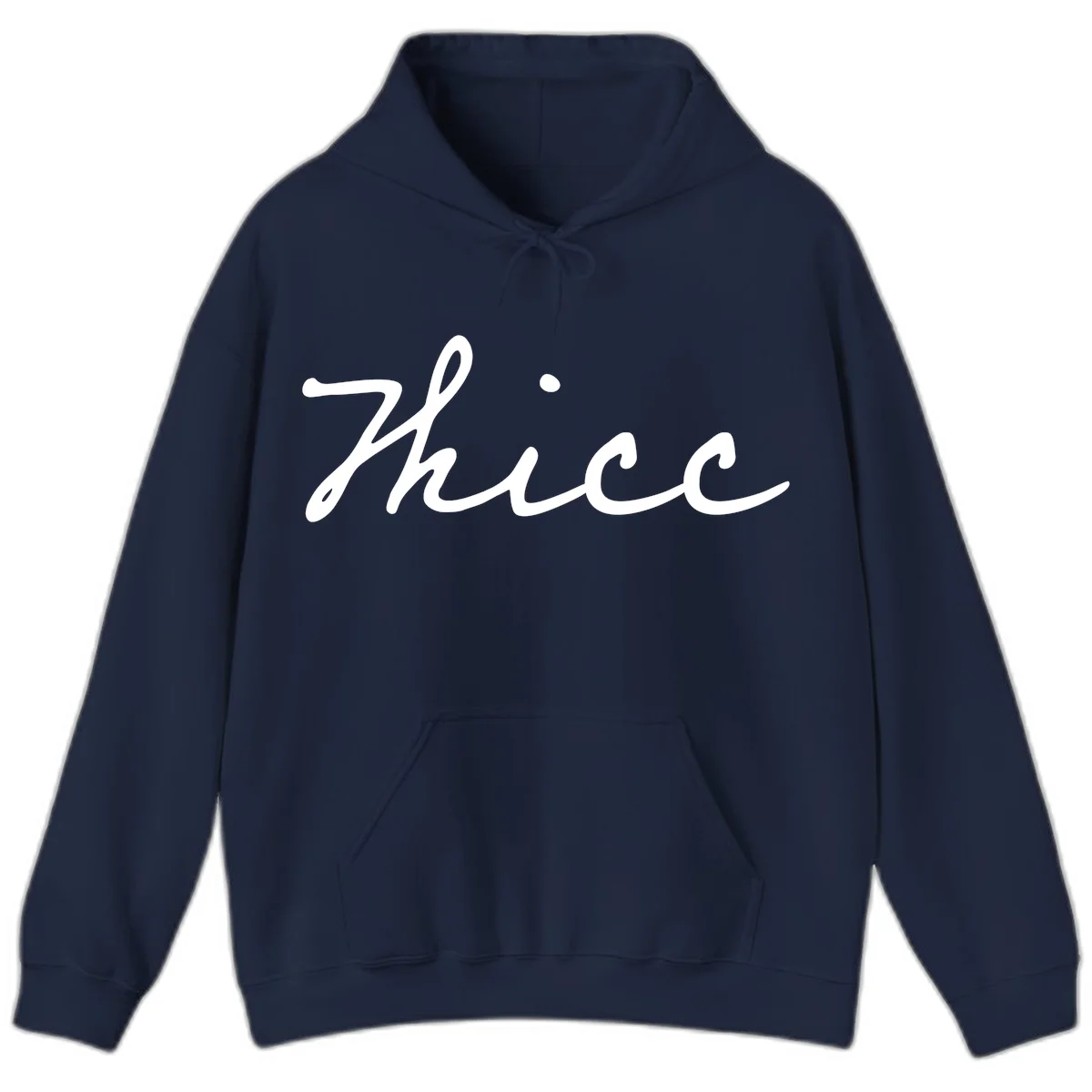 White cursive script spelling 'thee' with decorative dot on gray background in Navy