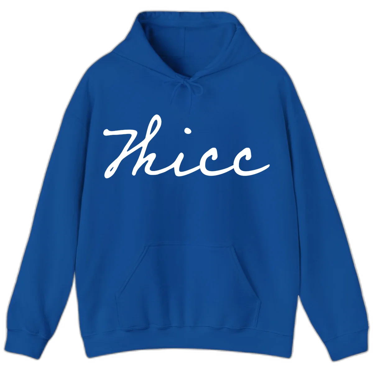 White cursive script spelling 'thee' with decorative dot on gray background in Royal