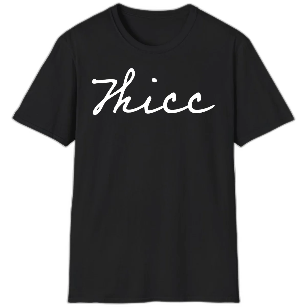 White cursive script spelling 'thee' with decorative dot on gray background in Black