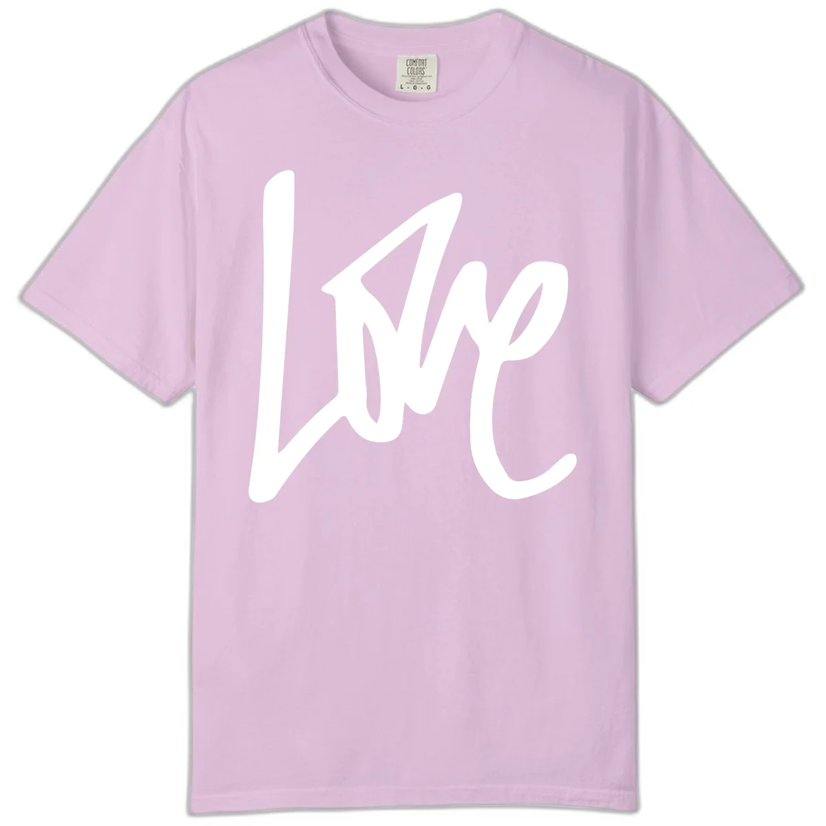 White lightning bolt with upward arrow design on gray background representing lightning-bolt-pride-power in Orchid