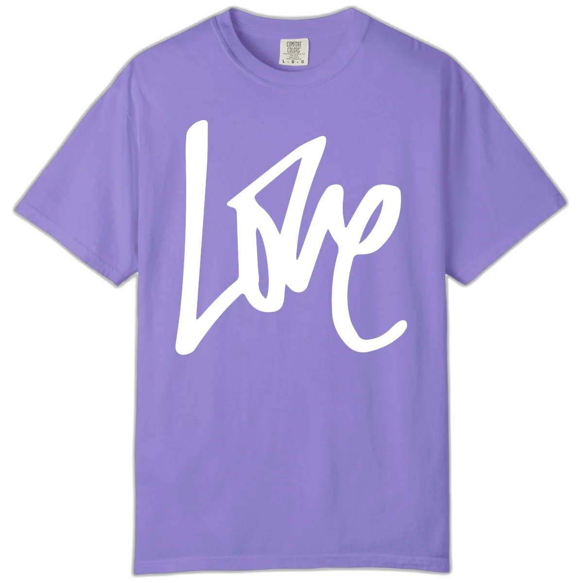 White lightning bolt with upward arrow design on gray background representing lightning-bolt-pride-power in Violet