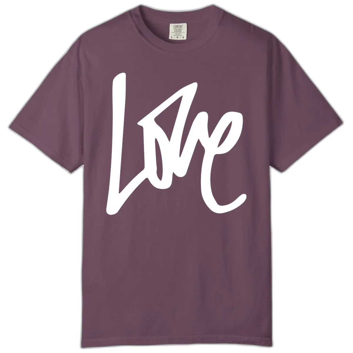 White lightning bolt with upward arrow design on gray background representing lightning-bolt-pride-power in Berry