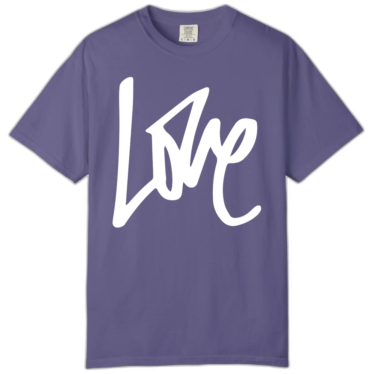 White lightning bolt with upward arrow design on gray background representing lightning-bolt-pride-power in Grape