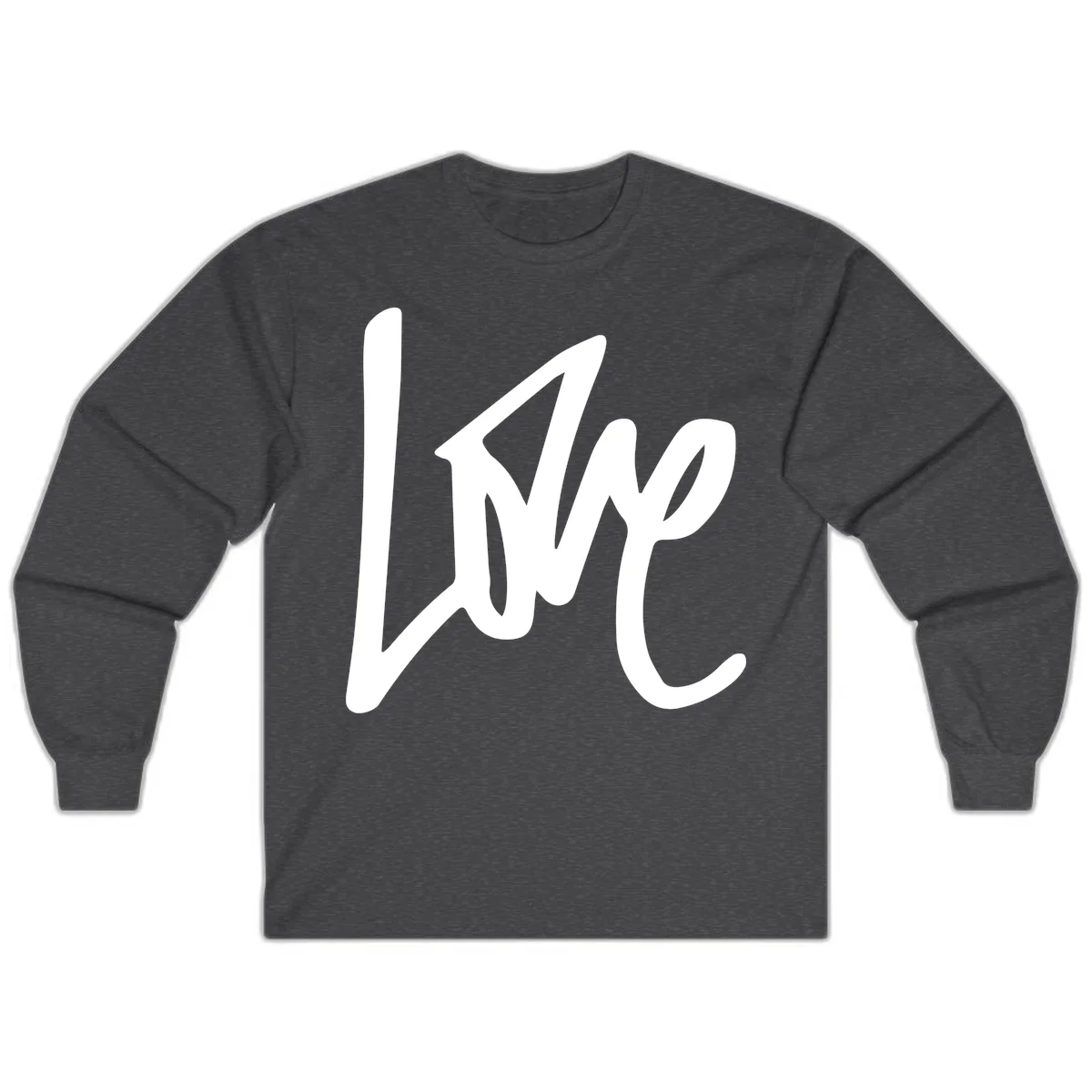 White lightning bolt with upward arrow design on gray background representing lightning-bolt-pride-power in Dark Heather