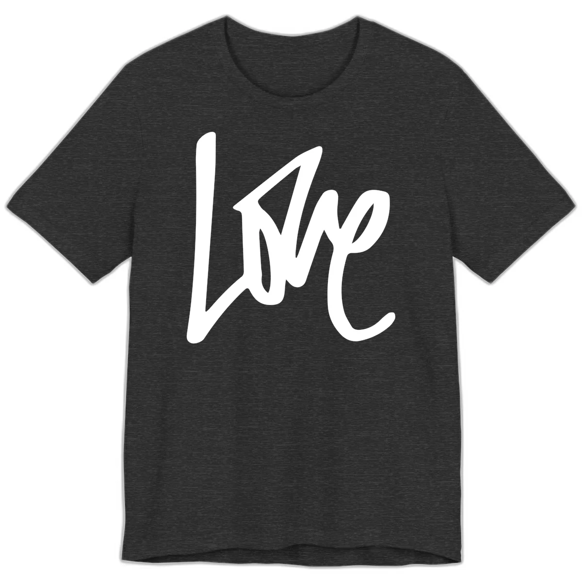 White lightning bolt with upward arrow design on gray background representing lightning-bolt-pride-power in Dark Grey Heather