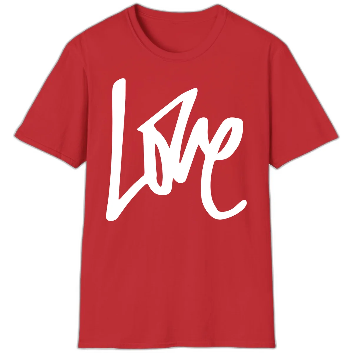 White lightning bolt with upward arrow design on gray background representing lightning-bolt-pride-power in Red