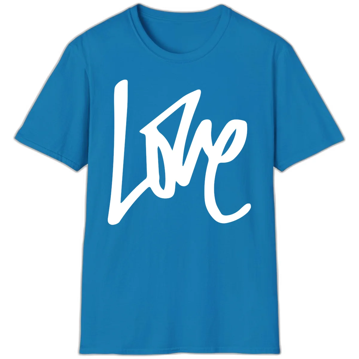 White lightning bolt with upward arrow design on gray background representing lightning-bolt-pride-power in Sapphire