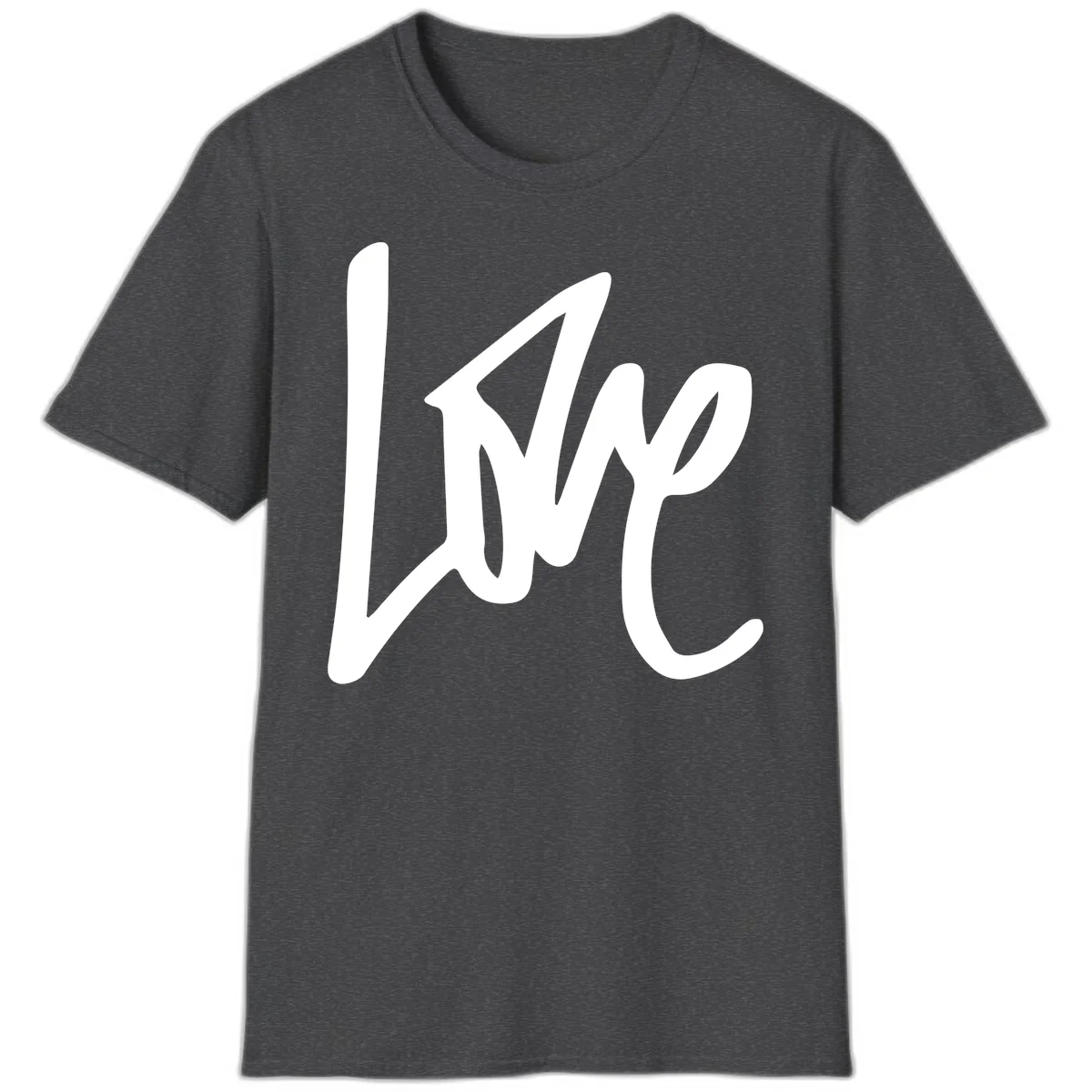 White lightning bolt with upward arrow design on gray background representing lightning-bolt-pride-power in Dark Heather