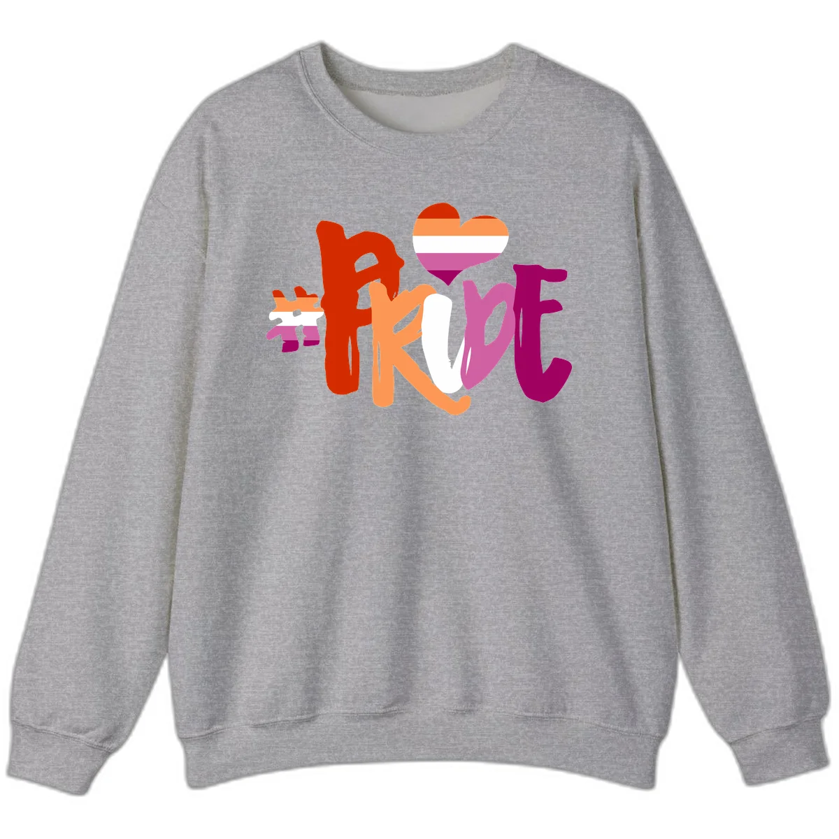 Love pride heart flag design with colorful letters, rainbow heart, and puzzle pieces in pride colors in Sport Grey