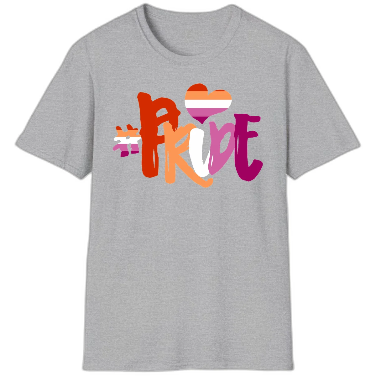 Love pride heart flag design with colorful letters, rainbow heart, and puzzle pieces in pride colors in Sport Grey